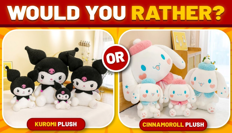 30 seconds to find out if it’s Hello Kitty? My Melody? Kuromi? or Cinnamoroll hiding inside you?